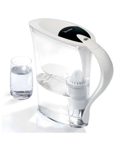 Carafe filtrante blanche
