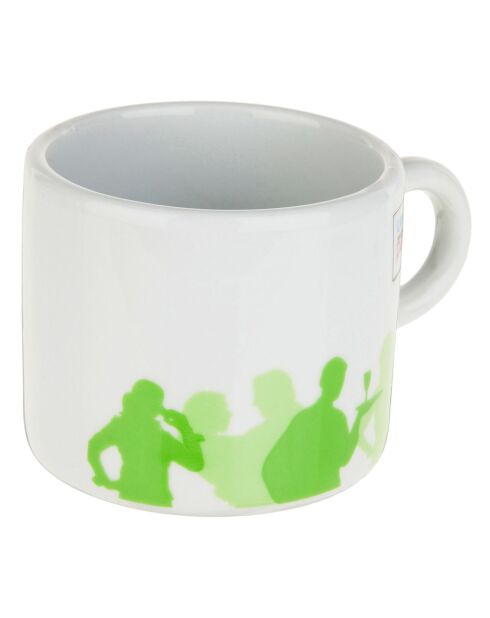 Machine à expresso blanc/vert