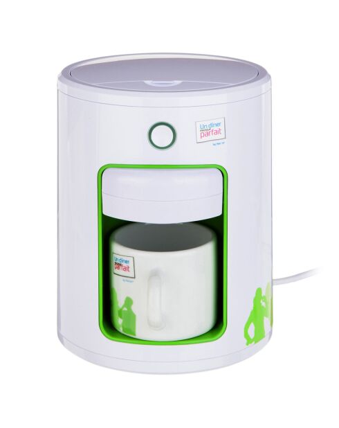 Machine à expresso blanc/vert