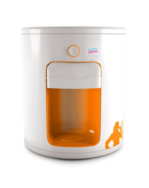 Machine à expresso blanc/orange