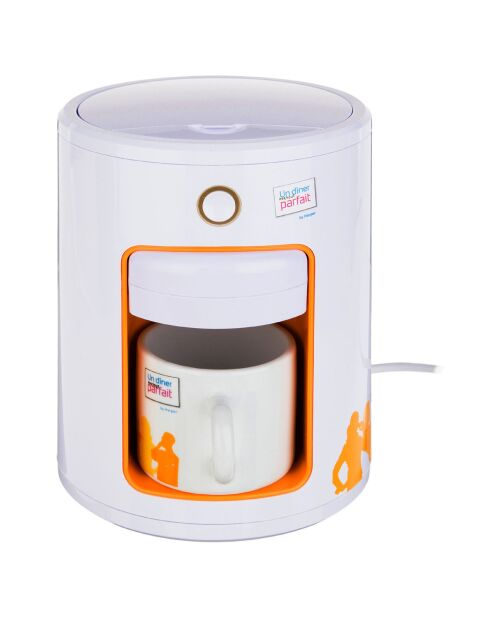 Machine à expresso blanc/orange