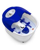Bain de pieds massant blanc/bleu - 5 L