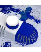 Bain de pieds massant blanc/bleu - 5 L