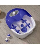 Bain de pieds massant blanc/bleu - 5 L