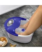 Bain de pieds massant blanc/bleu - 5 L