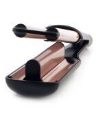 Fer à boucler en Céramique multi ondulations gris/rose