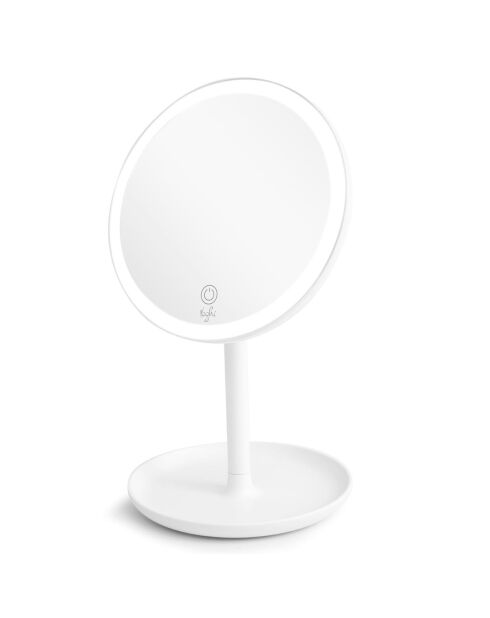 Miroir avec LED blanc - D.20 cm