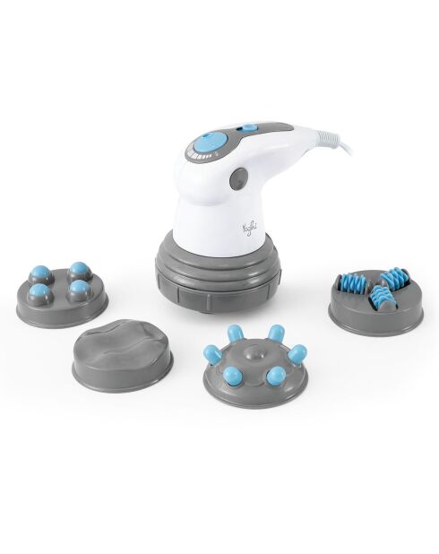 Masseur multi usages blanc/gris