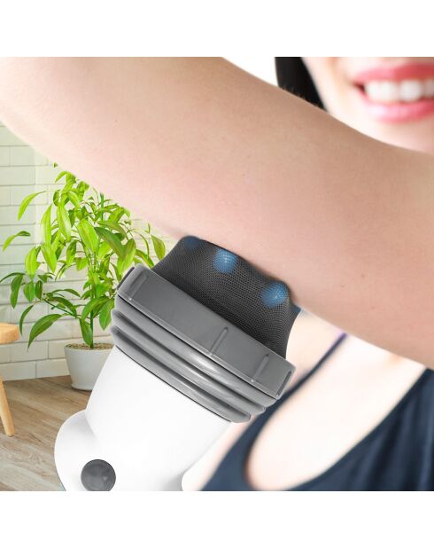 Masseur multi usages blanc/gris