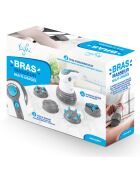 Masseur multi usages blanc/gris
