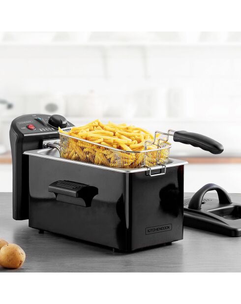 Friteuse noire - 3 L