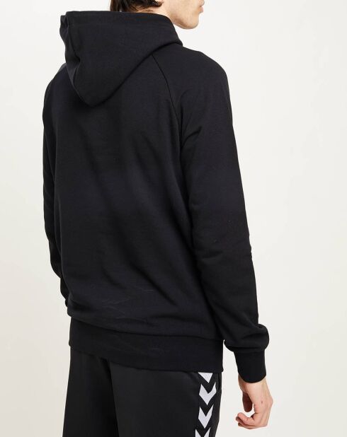 Sweat à capuche en Coton mélangé logo noir