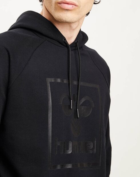 Sweat à capuche en Coton mélangé logo noir
