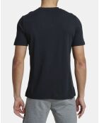 T-Shirt en Coton organique à gros logo noir
