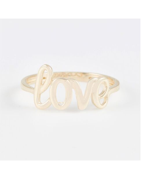 Bague Love or jaune