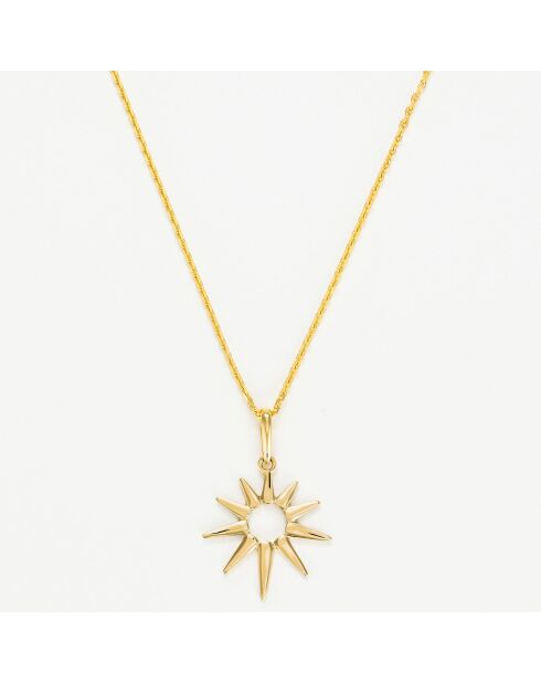 Pendentif Mon Soleil or jaune