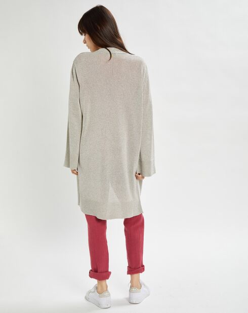 Gilet Mila argenté