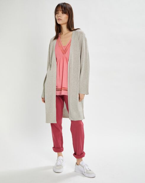 Gilet Mila argenté