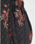 Pantalon fluide Priya imprimé anthracite