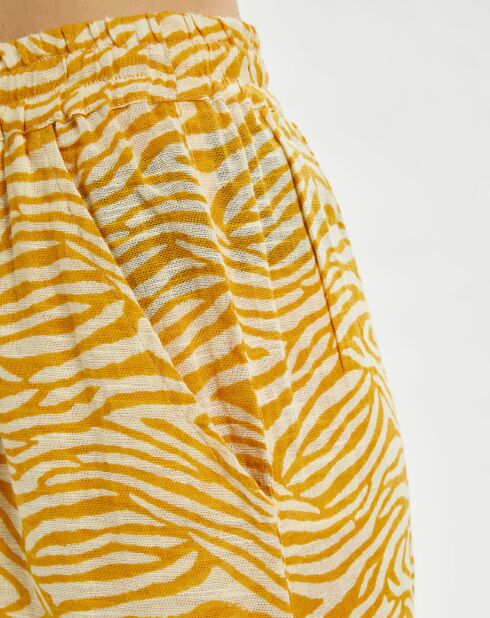 Pantalon droit Zaire ambre