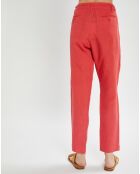 Pantalon Lin papaye