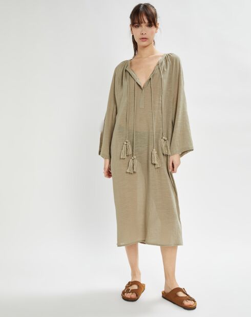 Robe midi Osaka kaki