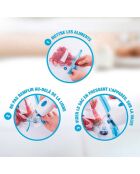 Machine sous vide portable blanc/bleu