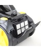 Aspirateur sans sac cyclonique noir/jaune