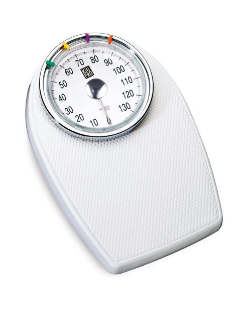 Pèse-personne mécanique grand cadran blanc