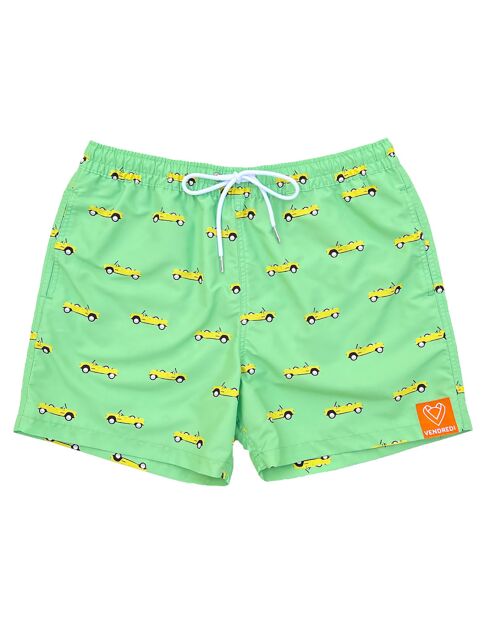 Bañador Le Passioné verde/amarillo