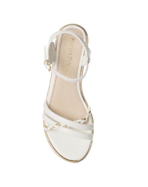 Sandales Dao blanc/doré
