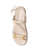 Sandali beige Pony