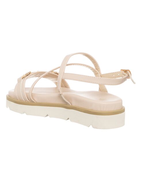 Sandali beige Pony