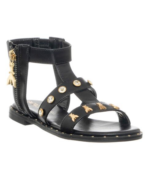 Sandales Senta noir/doré