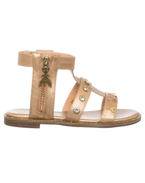 Sandales Senta rose gold/doré