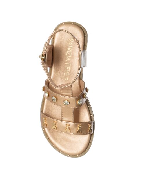 Sandales Senta rose gold/doré