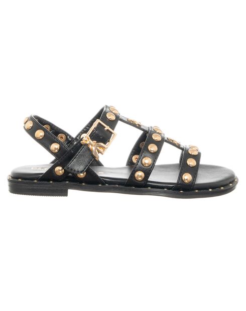 Sandales Juzu noir/doré