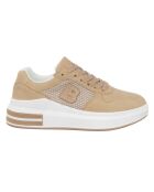 Sneakers Liz beige/blanc