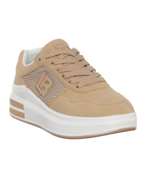 Sneakers Liz beige/blanc