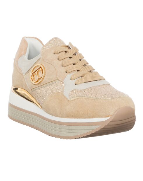 Sneakers Cola beige/écru
