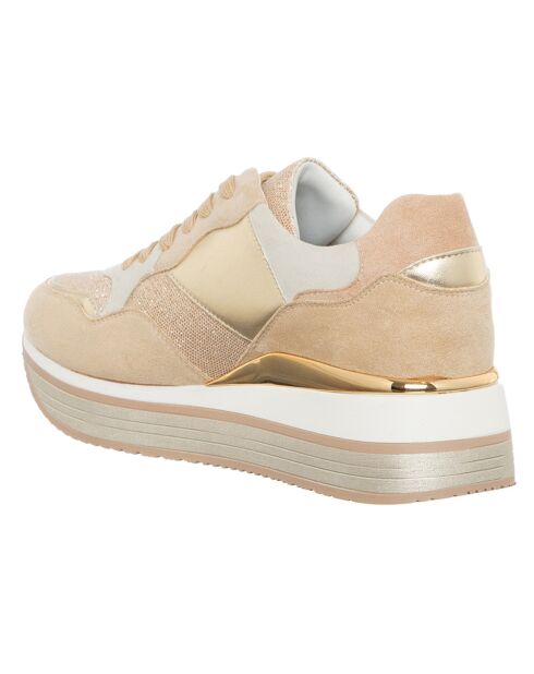 Sneakers Cola beige/écru