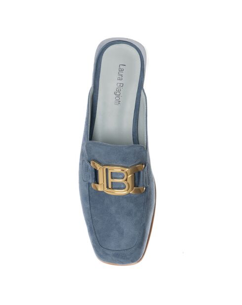 Mules Rita bleu marine