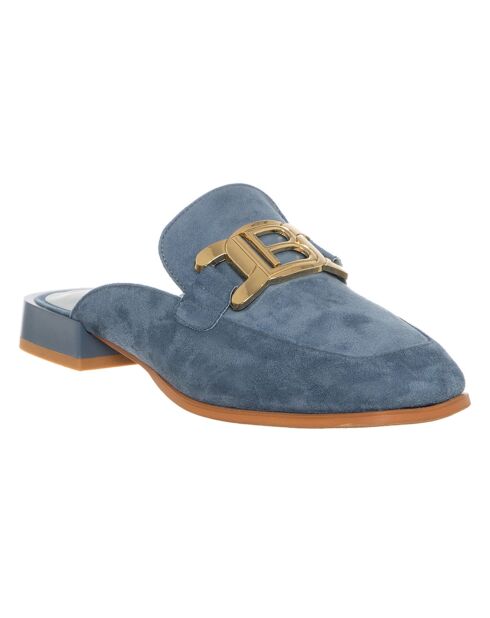 Mules Rita bleu marine