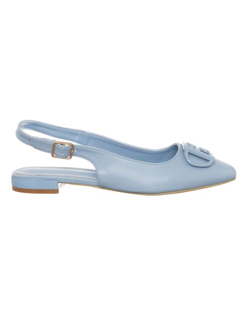 Slingback Ria blu cielo