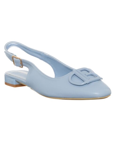 Slingback Ria blu cielo
