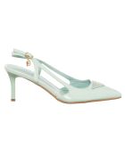 Slingbacks Noak turquoise - Talon 7 cm