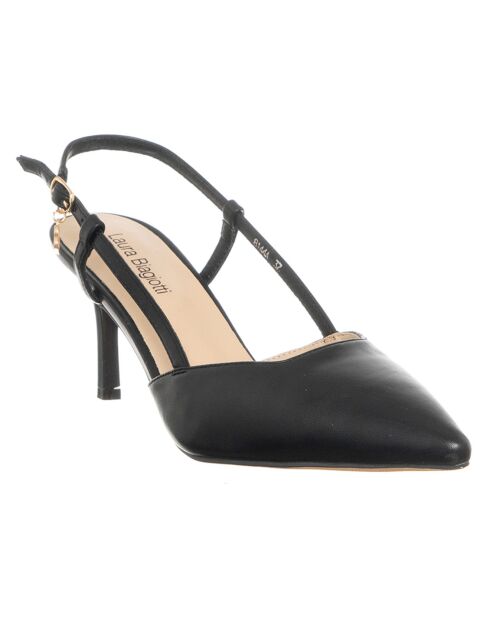 Slingbacks Mala noires - Talon 8 cm
