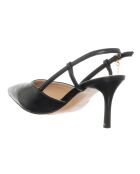 Slingbacks Mala noires - Talon 8 cm