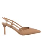 Slingbacks Mala beige foncé - Talon 8 cm