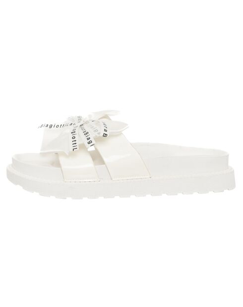 Mules Frana blanches